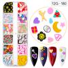Dia dos Namorados Nail Art Sequins Cerâmica Macia Nail Art Acessórios 12-Case Carta de Amor Misto Sequins Glitter Diamante Rosa