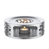 Calentador de Té Hueco de Acero Inoxidable Base Calefactora para el Hogar Estufa Calienta Té para Hacer Té Calentador de Velas