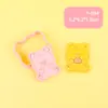 Forma de Biscoito Urso de Manteiga Inserção de Sobremesa Urso Biscoito Fondant Prensado à Mão Simulação 3D Ferramenta de Prensagem para Assar