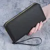Carteira Feminina Novo Modelo 2026, Estilo Longo, Grande Capacidade, Múltiplos Porta-Cartões, Bolsa Clutch Simples e Estilosa, Carteira com Zíper Padrão Lichia