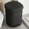 Balde de Armazenamento de Lixo Espessado Doméstico com Pedal Lixeira de Grande Capacidade Cozinha Banheiro Vedado à Prova d'Água Cesto de Papel com Tampa