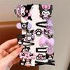 Nuevos y Lindos Pasadores de Pelo de Kuromi para Niños, Pasadores para Niñas Pequeñas, Pinzas BB, Dulces Pinzas para Flequillo Lateral, Accesorios para el Cabello