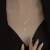 Collar de siete estrellas Osa Mayor nuevo para mujer moderno lujo ligero diseño de nicho borla colgante simple cadena para la clavícula