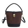 Bolsa Transversal de Nicho Fosca Transfronteiriça Bolsa de Balde Feminina Nova Bolsa de Mão Versátil de Alta Qualidade Bolsa de Ombro para o Dia a Dia