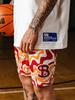 Shorts de Basquete Americanos Marca da Moda Estilo Pigmento Verão Malha Secagem Rápida Quatro Pontos no Joelho Corrida Esportes Calças de Praia para Homens