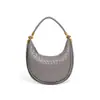 Bolso Nuevo de Media Luna Tejido de Moda Versátil para Hombro o Axila Bolso Grande de Alta Calidad para Mujer Bolso Cruzado de Mano