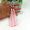 Novo borla de duas cores 13cm imitação de seda gelo borla marcador de borla leque pingente acessórios acessórios de roupas
