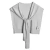 Chal de Punto Fino para Primavera y Otoño en Color Vino Tinto Ancora para Habitaciones con Aire Acondicionado, Cubierta Versátil para los Hombros para Mujer, Disponible en Múltiples Colores