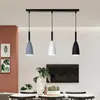 Lámpara moderna minimalista para comedor mesa de comedor tres lámparas nórdicas creativa cafetería bar comedor ahora Amazon araña
