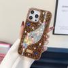 Funda de lujo colorida con diamantes de mariposa y pedrería de color contrastante adecuada para iPhone1615promax Funda protectora