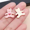 60 Nuevos San Valentín con Goteo de Aceite Cupido Corazón Camioncito Amor Colgante de Aleación Accesorios para Pendientes Pulsera DIY