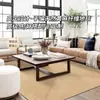Tapete Tecido de Juta Sala de Estar Mesa de Centro Quadrado Redondo de Linho Tapete de Chão Doméstico Nórdico Estudo Quarto Tapete de Cabeceira