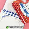 Libro de Pegatinas de Cuaderno de Espiral de Dibujos Animados Suave y Lindo, Libro de Páginas para Colorear con Pegatinas de Emoticonos Súper Lindas, Viene con Pinzas para Arrancar y Pegar Sin Ensucianrse las Manos