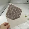Cáñamo Hierba Blanca Madera Forro Multicolor Juvenil Artístico Lindo Textura Áspera Esmerilada Sobre para Tarjeta Sobre para Invitación