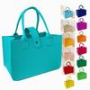 Bolsa de Fieltro con Cinta de Fabricante Bolsa de Regalo Souvenir de Evento para Empleados de Empresa Bolso Tote de Fieltro Bolso de Mano Estampado
