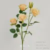 Arranjo de Chão com Flores Artificiais Cor de Champanhe, Rosa de Casamento, Hortênsia, Material de Flores para Corredor de Teto, Arranjo de Decoração para Auditório