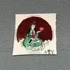 Thangka em tela de cinnabar feito à mão com os Oito Protetores, doze signos do zodíaco, Buda da Vida Ben, thangka carry 3.5 núcleo de pintura atacado