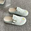 Pantuflas de Media Punta Abiertas para Mujer, Moda Verano 2026 Versátiles Estilo Hada Sandalias Planas Francesas para Combinar con Vestidos