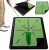 Novo tapete de batida de golfe de veludo de venda direta com base de borracha e acessórios substituíveis, disponível para atacado