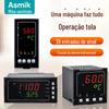 Display Digital controle de temperatura instrumento de pressão nível de líquido com alarme 485 comunicação 4-20mA multifuncional inteligente medidor de exibição digital