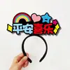 2026 Ano do Cavalo Nova Faixa de Cabeça de Feltro DIY Padrão de Texto Faixa de Cabeça Atmosfera Festiva Suporte Acessório de Cabelo Faixa de Cabeça de Feltro