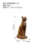 Estatueta Criativa de Gato Egípcio Exótico Artesanato de Resina, Suportes de Livro Decorativos Práticos, Castiçais, Presentes Decorativos Suaves