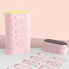 Bloques de construcción de cinco capas sello de cuenta manual horario registro de vida estudio plan material para niños manual papelería DIY