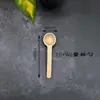 Cuchara de Madera Cuchara para Leche en Polvo Mini Cuchara Pequeña de Madera Cuchara de Madera de Aspecto Elegante para Niños Accesorios de Cuchara Pequeña Cuchara Medidora al por Mayor
