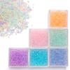 Contas de Vidro Fosco Coloridas Não Porosas Contas Pequenas de Arroz Contas Redondas Contas Espalhadas Acessórios para DIY Material Joias Acessórios de Contas Espalhadas