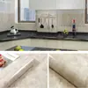 Adesivos de parede de mármore cozinha banheiro à prova d'água à prova de óleo renovado papel de parede autoadesivo armário mesa de trabalho armário de mesa papel de parede autoadesivo