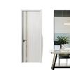Porta de Concierge Moderna para Quarto Interno Conjunto Simples de Placa Composta Branca Placa de Camadas Múltiplas Porta de Madeira Pintada Sem Tinta à Prova de Som