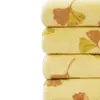 Paño de limpieza de coralina con hoja de ginkgo no propenso a la absorción de aceite, toalla de limpieza de cocina absorbente engrosada, paño para lavar platos, toalla para limpiar mesas