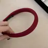Atmósfera Otoñal e Invernal Estilo Francés Retro Betty Cuadros Rojos Estilo Universitario Diadema de Corona Alta Diadema para Lavado de Cara Pasador Accesorio para el Cabello