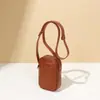 Ventas Directas de Fábrica Otoño e Invierno Bolso Mini Tejido a Mano para Teléfono Móvil Simple Casual Pequeño Cuadrado para Mujer de Hombro Cruzado