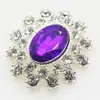 Versión coreana de los nuevos accesorios DIY de aleación, pedrería y acrílico de 25*28 mm, hebilla para bufanda, broche, prendedor