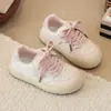 Zapatillas nuevas para niños 2026 con estampado de estrellas, zapatillas deportivas casuales de suela gruesa para niñas, zapatillas para correr, zapatos de estudiante estilo vintage, zapatos transpirables para niños