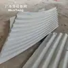 Componentes decorativos de teto industrial de cerâmica expandida, colunas bifurcadas grandes de formato irregular, componentes pré-moldados de superfície dupla para hall de shopping center