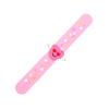 Nueva pulsera de silicona transfronteriza con diseño de círculo pop de dibujos animados para niños, bonita pulsera de amor para fiesta de San Valentín, decoración