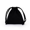 Bolsa de algodón con cordón para embalaje de regalo al por mayor, bolsillo de algodón con cordón, artículos esenciales diarios, bolsa de almacenamiento con cordón a prueba de polvo para joyería