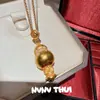 Bolsa de Filigrana Antigua Tallada de Fénix Collar de Cuentas de la Fortuna Nuevo Estilo Chino Brújula Esmaltada Cadena para Suéter Set