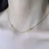 Mini Collar Cruzado Plisado Estilo Coreano para Mujer, Delicado y Compacto, Estilo Ins de Moda, Cadena de Clavícula Simple y Minimalista
