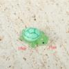 Accesorios de resina DIY al por mayor Colgante para teléfono móvil Llavero Tarjeta para el pelo Adornos para casa de muñecas Matrícula móvil Tortuga luminosa