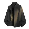 Chaqueta de aviador cool estilo callejero americano con cuello alto para hombre, nuevo modelo otoño 2026, chaqueta casual simple, holgada y versátil