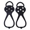 Crampones de montañismo de 5 puntas para exteriores, cubierta antideslizante para zapatos, adulto, viaje a pueblo nevado, garra de nieve, cadena de clavos para zapatos, cinco puntas, niños, agarre para hielo