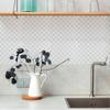 Comércio exterior atacado 3D cristal PU cola de gota adesivos de parede decoração de simulação feia cozinha banheiro papel de parede autoadesivo