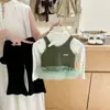 Yo yo yo Camisola de Punto para Niñas Otoño Chaleco de Punto Lunares Manga Larga Conjunto de Falda de Malla Conjunto de Tres Piezas para Niñas Moderno