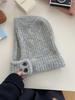 Gorro Pasamontañas de Lana Luxi para Mujer 2024 Nuevo Invierno a Prueba de Viento Cálido Gorro y Bufanda
