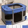 Tenda túnel para ninho de gato de estimação suprimentos vila gaiola para cachorro e gato cerca fechada tenda grande espaço sala de parto de bebê gato