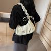 Bolso Cruzado Personalizado Nicho Verano 2025 Nuevo Moda de Alta Gama Versátil Plegado Cadena Bolso de Hombro Axila