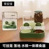 Dispensador Automático de Água e Comida, Bebedouro de Gaiola Integrado, Pode Ser Colocado no Chão para Evitar Tombamento, Tigela Grande para Cães, Tigela para Beber de Animais de Estimação